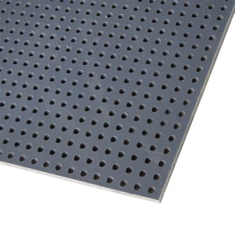 116 X 24 X 48 Pvc Perforated Sheet With Staggered Rows Of 18