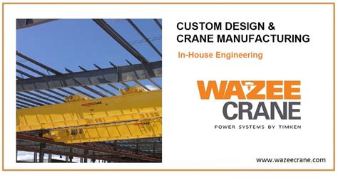 Wazee Crane Power Systems By Timken On Linkedin Cranes Overheadcrane