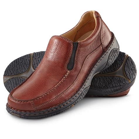 Men's Zümfoot® Carson Slip - on Shoes, Brown - 204250, Casual Shoes at ...