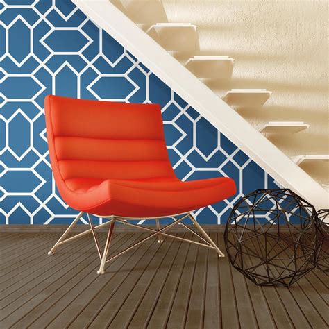 Get free shipping on qualified geometric, peel & stick/removable wallpaper or buy online pick up in store today in the home decor department. MODERN GEOMETRIC BLUE PEEL & STICK WALLPAPER |Peel And ...