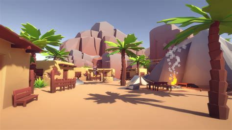 Unity Lowpoly Environments — Polycount