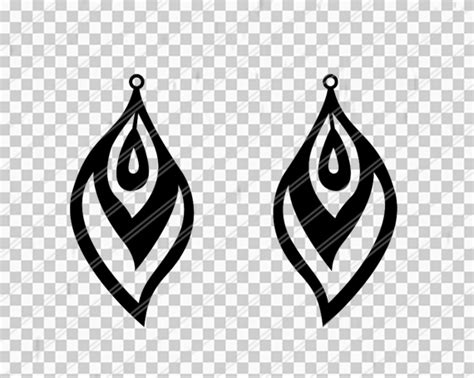 Download Peacock feather earrings svg,Leaf earrings,Jewelry svg