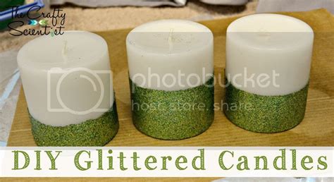 Someday Crafts Diy Glittered Candles