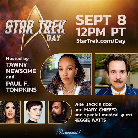 Star Trek Day Key Art Updates Line Up Guests Intros Hosts And More