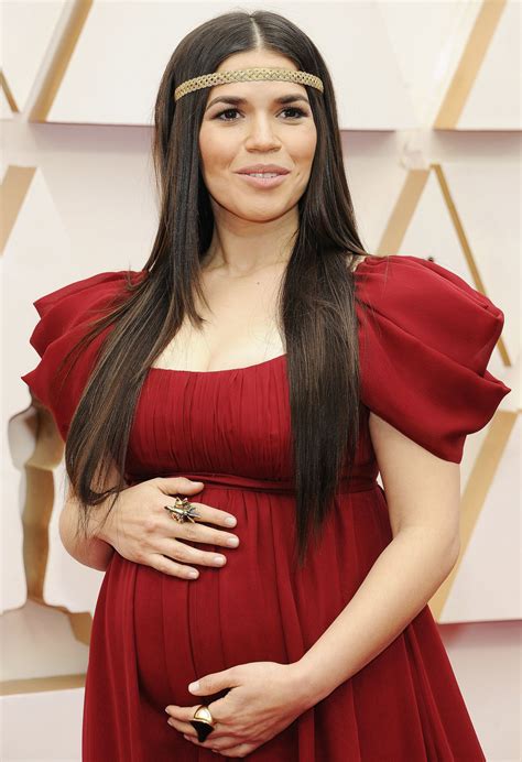 Pregnant America Ferrera At 92nd Annual Academy Awards In Los Angeles
