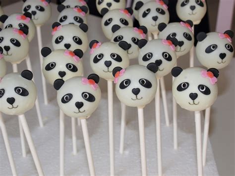 Pandas — Cake Pops Cake Balls Panda Cakes Panda Birthday Party