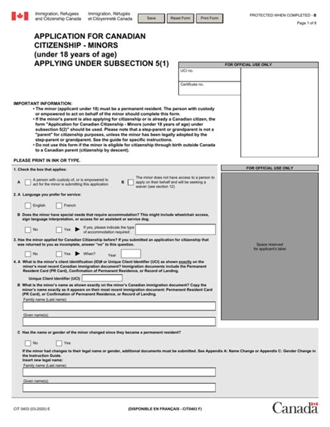 Citizenship Canada Application