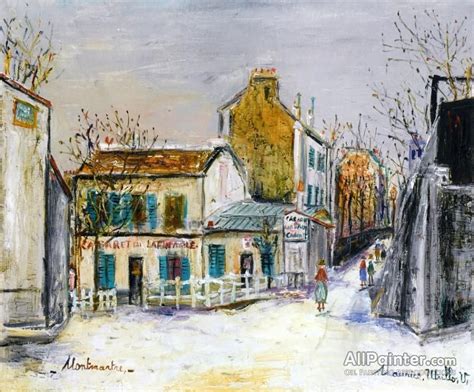 Maurice Utrillo Cabaret Au Lapin Agile Oil Painting Reproductions For