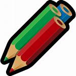Pencils Icon Drawing Write Icons Artwork Colored