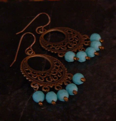 Turquoise Earring Chandelier Earring Dangle Earring Etsy