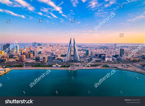 Beautiful Areal View Manama City Bahrain Stock Photo Edit Now 1604447557