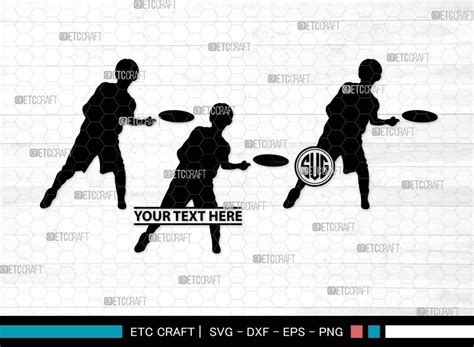 Ultimate Frisbee Monogram Frisbee Svg Graphic By Etc Craft Store