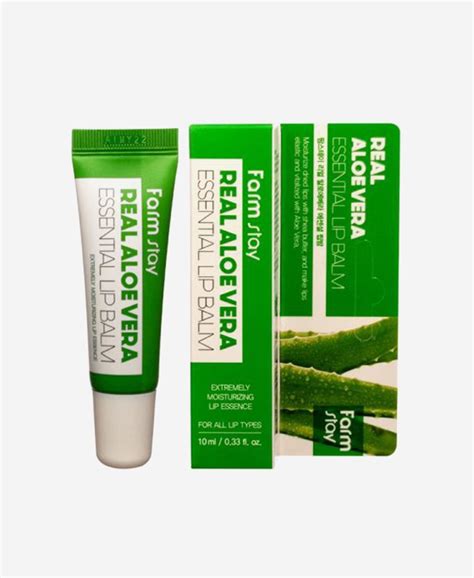 This keeps the lips soft and supple. Real Aloe Vera Essential Lip Balm(4 Pack) - K-BeautyNet