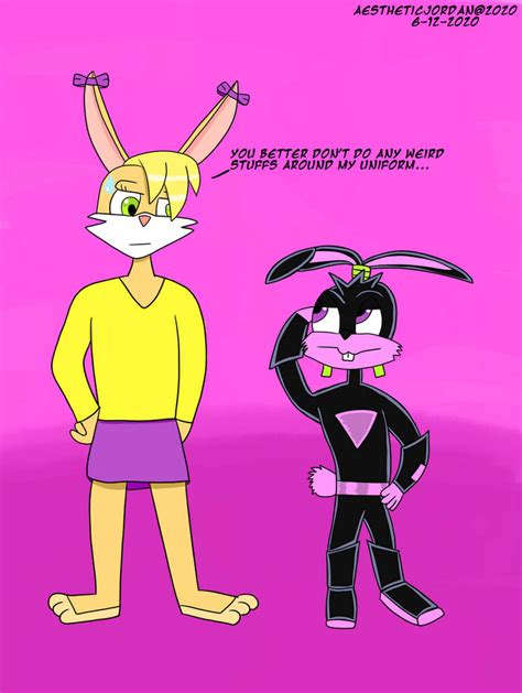 Outfit Swap 2 Babs And Lexi Bunny By Aestheticjcoyote On Deviantart