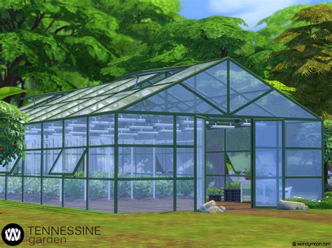 How to create a garden in sims 3. wondymoon's Tennessine Garden - Building a Greenhouse in 2020 | Build a greenhouse, Garden ...
