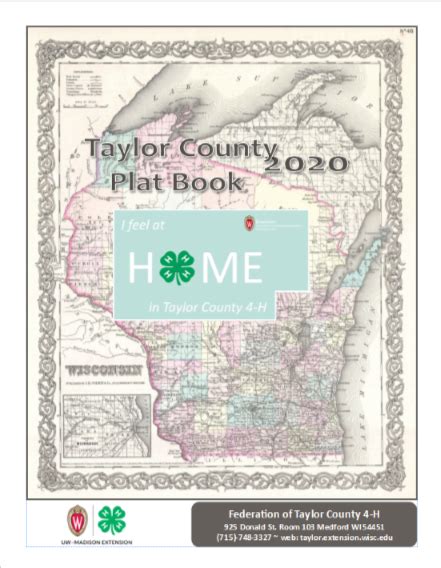 2020 Taylor County Plat Book Extension Taylor County