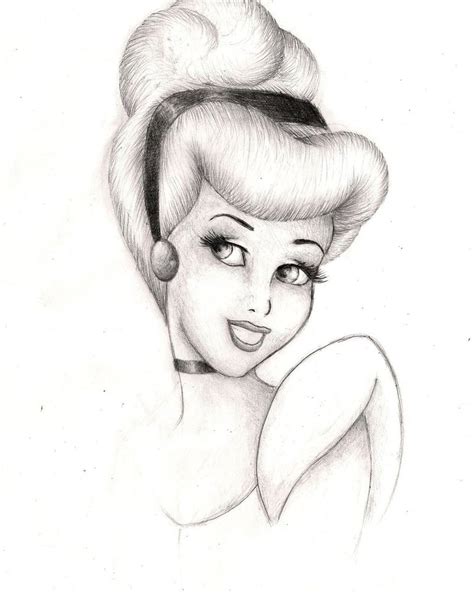 Easy Pencil Drawings Of Disney Princess