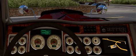 Kenworth W900 New Retro Dashboard Ats American Truck Simulator Mod