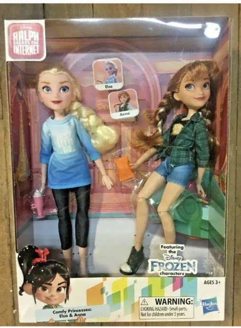 Disney Princess Ralph Breaks The Internet Movie Dolls Elsa And Anna