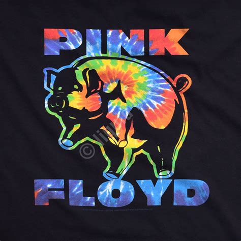 Pink Floyd Psychedelic Pig Black T Shirt Have To Have It Co