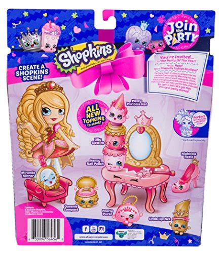Shopkins Join The Party Theme Pack Princess Party Collection On