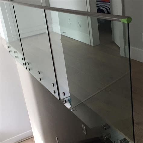 Side Mount Handrail Stainless Steel Stair Balcony Frameless Glass