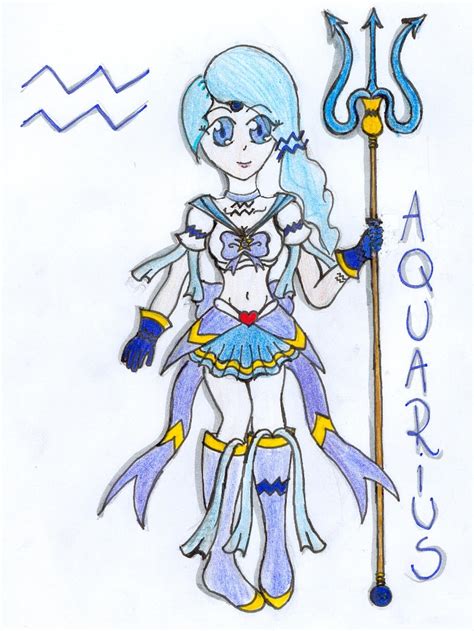 Sailor Zodiac Aquarius By Princess Phara On Deviantart