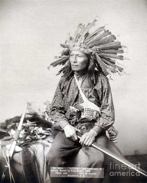 Sioux Leader, 1891 Photograph by Granger