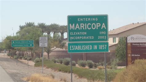 The City Of Maricopa Maricopa City In Arizona