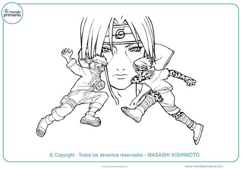 Dibujos Para Pintar De Naruto Imprimir Gratis