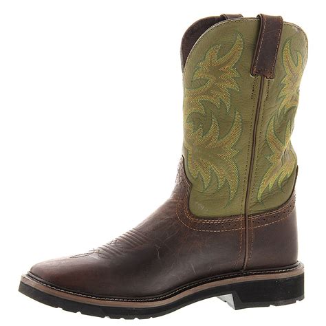 Shop boot barn's incredible selection of men's justin boots: Justin Original Workboots Stampede Square Toe Men's Boot ...