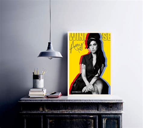 Amy Winehouse Poster Amy Winehouse Print Music Poster Back To Black