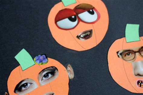 Jack O Lantern Collages Preschool Craft ~ Reading Confetti