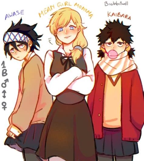 Pin By Melian On Monoma X Shinso Class 1 B Genderbend My Hero