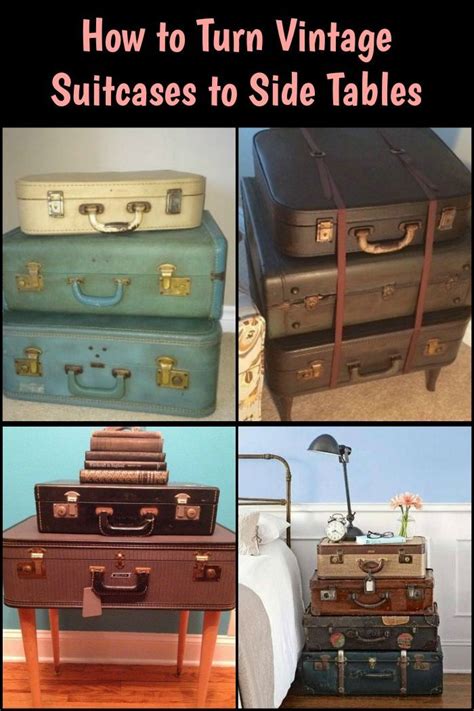 Turn Vintage Suitcases Into A Unique Side Table Your Projectsobn