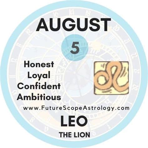 August 5 Zodiac Leo Birthday Personality Zodiac Sign Compatibility
