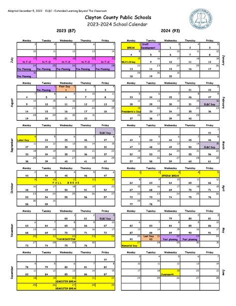 Clayton County Public Schools Calendar Holidays 2023 202