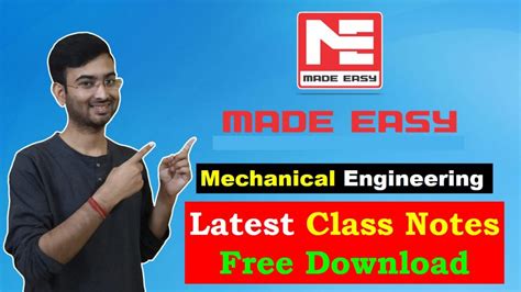 Made Easy Free Pdf Handwritten Notes For Mechanical Engineering Gate
