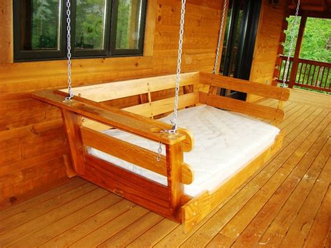 The Porch Swing At Owls Roost Cabin Is Great For Taking In The Lovely