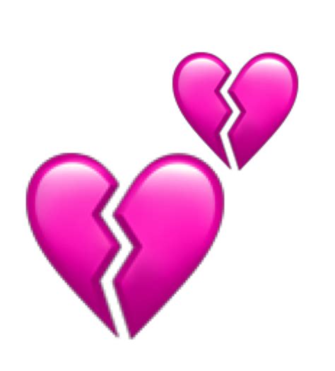 Depression Sad Broken Heart Emoji Sad Broken Heart Emoji Png Image