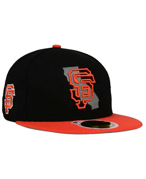 New Era San Francisco Giants State Reflective Redux 59fifty Cap In Red