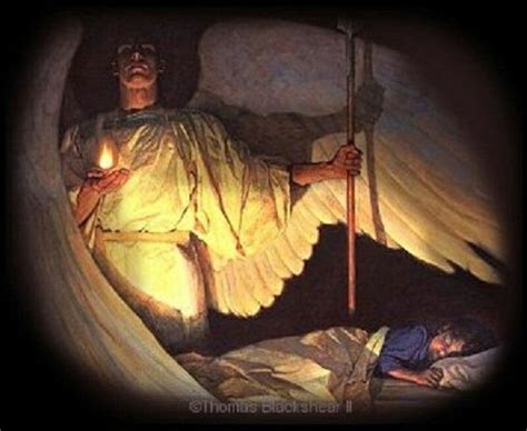 I Love This Guardian Angel Standing Over A Sleeping Child Guardian