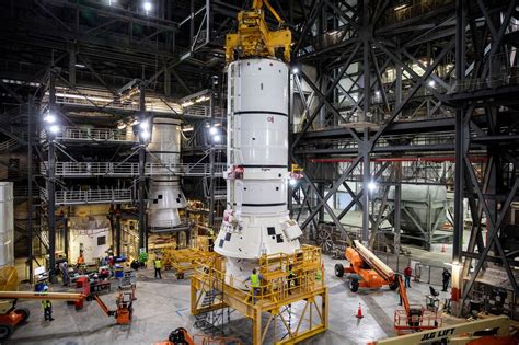 Nasa Begins Assembling Rocket For Artemis Moon Mission