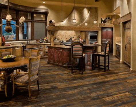 7 Beautiful Kitchens With Antique Wood Flooring Pictures