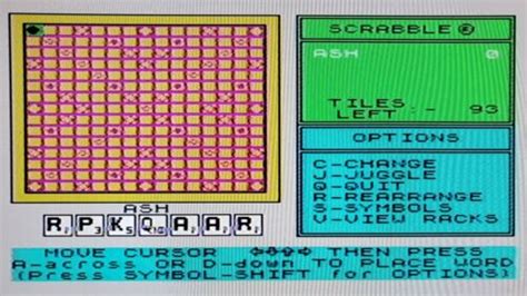 Computer Scrabble For Sinclair Zx Spectrum Ebay