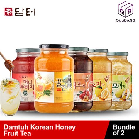 Qoo10 K Food Bundle Of 2 Damtuh Korean Honey Fruit Tea 1000ml
