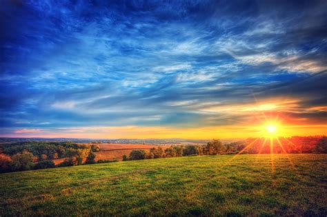 Fall Sunset Retzer Nature Center Waukesha Photograph By Jennifer