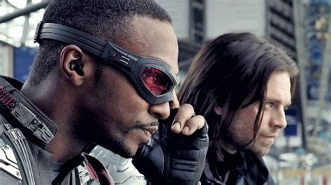 Falcon can fly and blow up things! Falcon /Winter Soldier poster has new look for Bucky