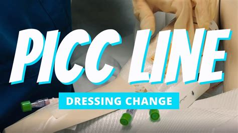 Picc Line Dressing Change Nurse Skill Demo Youtube