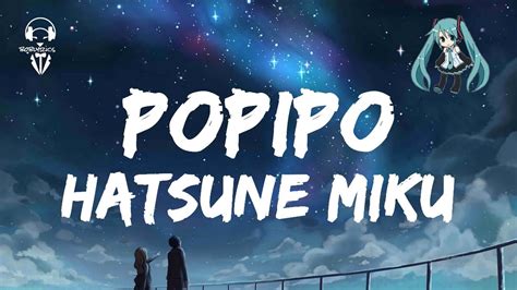 Hatsune Miku Popipo Lyrics Video Youtube